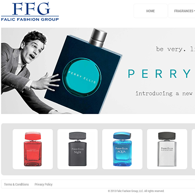 Project Piece: Worldwide Fragrances Distributor Corporate Site by Silvia Reinhardt Portfolio,  UX/UI/Interaction Designer